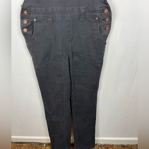 Vintage Dickies Cotton Bib Overalls Double Knee Sz 32 - Picture 4 of 7